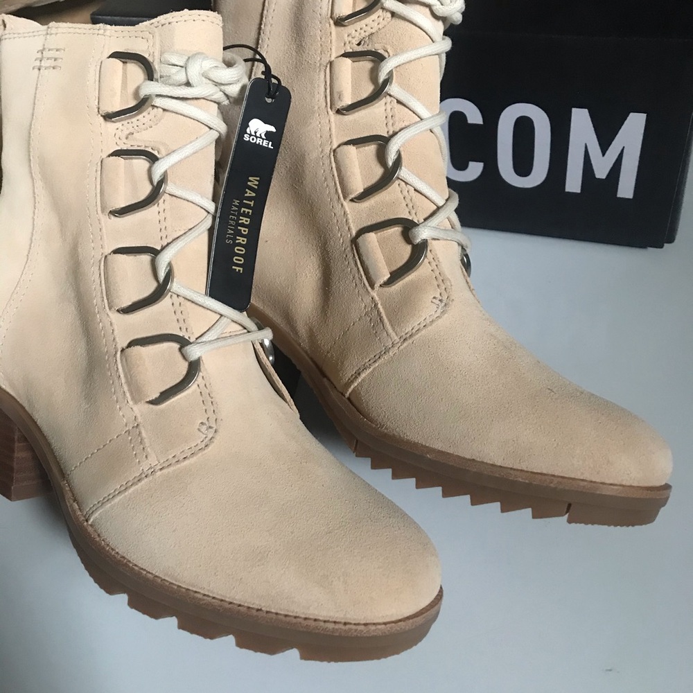 Cate lace natural tan Sorel- New in Box - Picture 2 of 14
